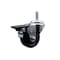 Service Caster 3'' Phenolic Wheel Swivel 7/16'' Grip Ring Stem Caster with Brake SCC-GR20S314-PHS-PLB-716138 - alternate 1